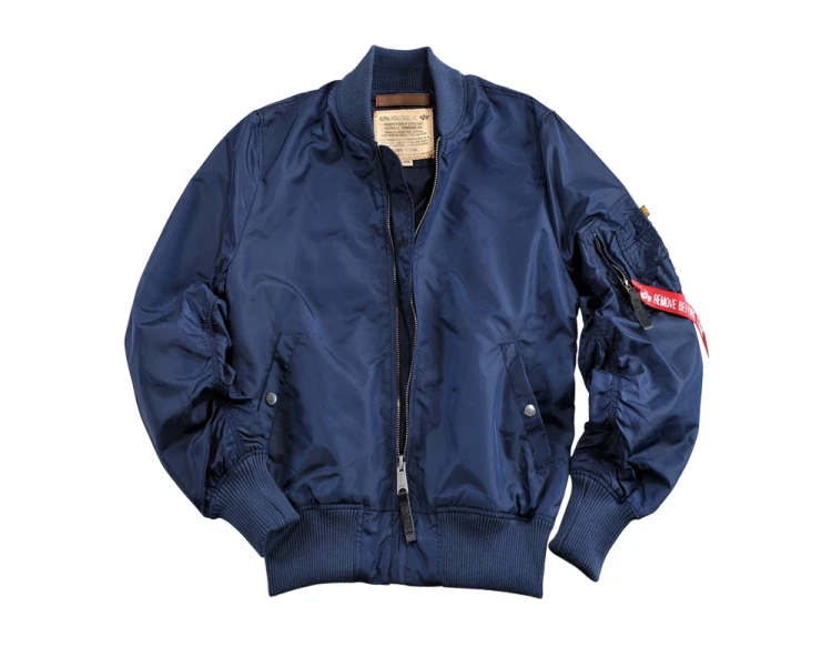 Letni Flyers Alpha Industries Ma-1 TT Replica Blue