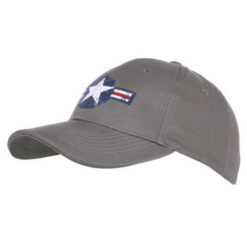 Bejsbolówka Czapka USAF WWII Fostex Szara