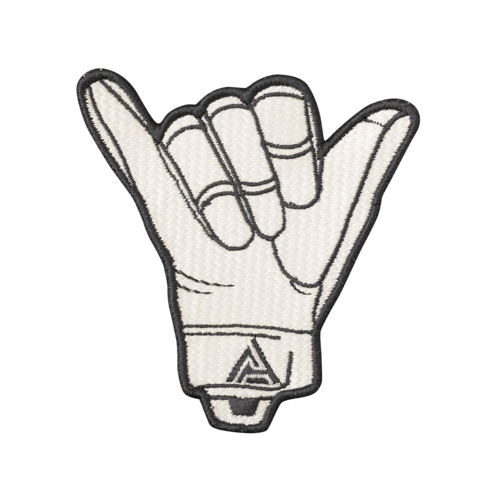 Naszywka Patch Shaka Direct Action - Biała