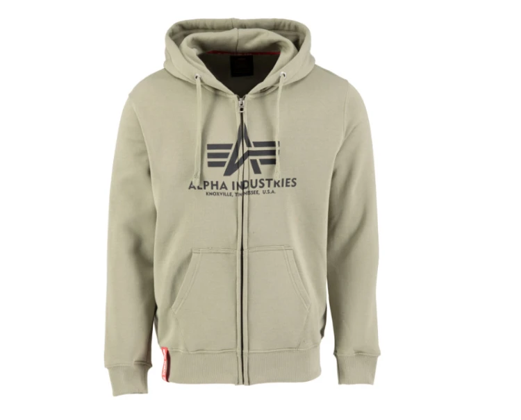 Bluza Basic Zip Hoody Alpha Industries Olive