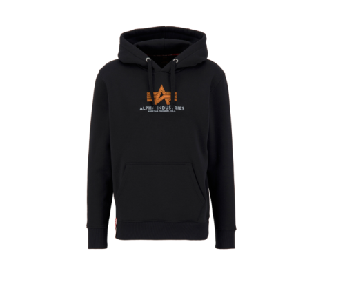 Bluza Czarna Basic Hoody Rubber Alpha Industries