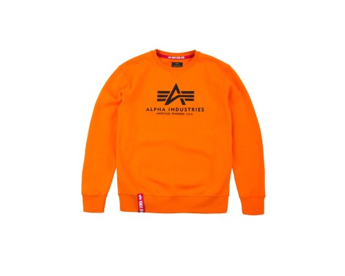 Alpha Industries Bluza Basic Sweater Flame Orange