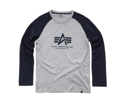 Longsleeve T-shirt Basic LS Alpha Industries Replica Blue