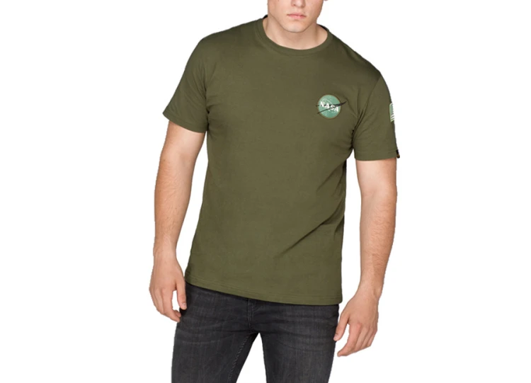Space Shuttle T-shirt Alpha Industries Dark Green