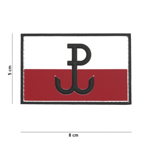 Polska Walcząca Naszywka PW PVC