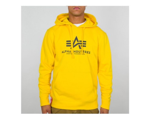 Bluza Alpha żółta Basic Hoody Alpha Industries Empire Yellow