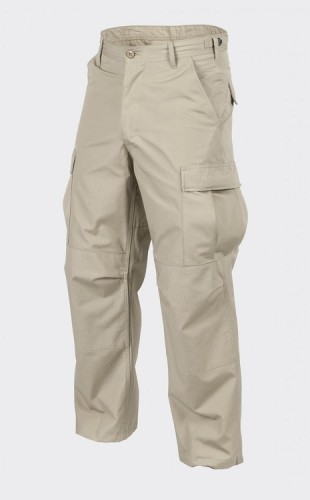Spodnie BDU Helikon Khaki Rip-stop Beżowe