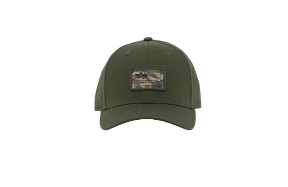 Czapka z prostym daszkiem Crew Camo Cap Alpha Industries - Dark Olive