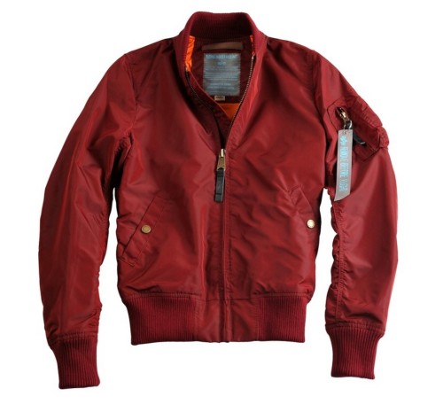 Kurtka flek damska MA-1 TT Wmn Alpha Industries Burgundy