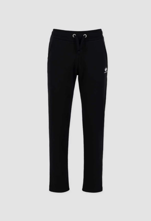 Spodnie dresowe Alpha Industries Basic Jogger SL S Leg Czarne