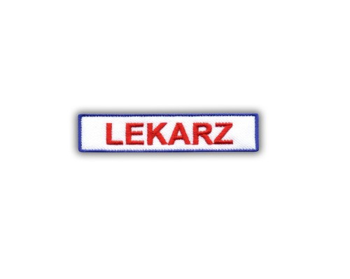 Naszywka Lekarz plakietka