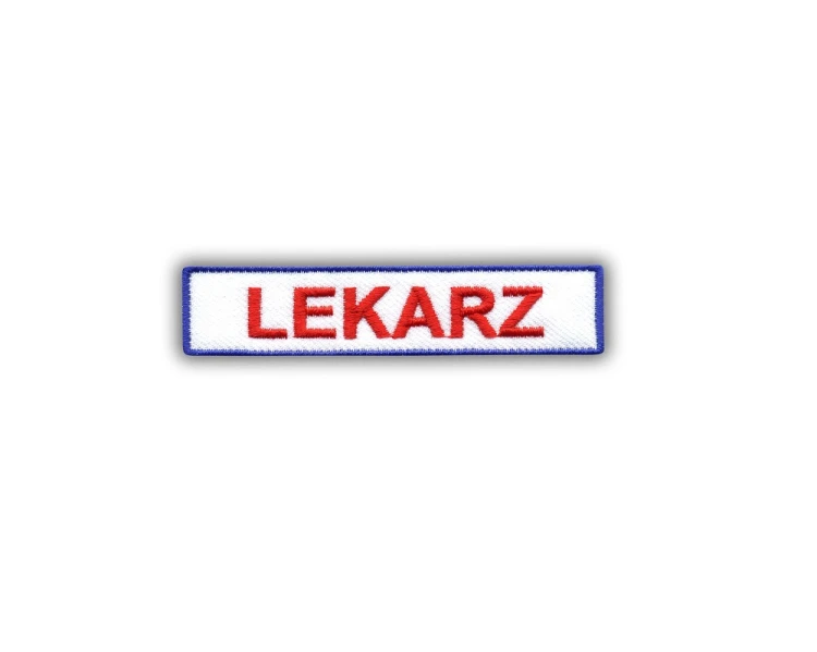 Naszywka Lekarz plakietka