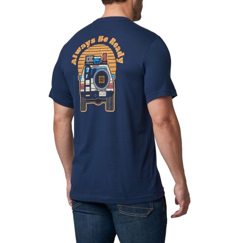 Koszulka 5.11 Off-Road Stripe - Pacific Navy