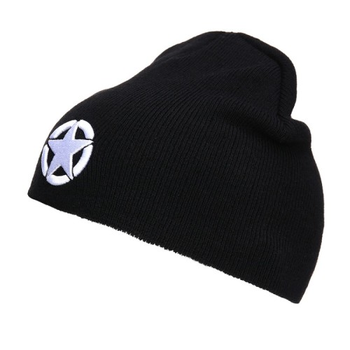 Czapka Beanie Czarna Gwiazda Aliantów WWII Fostex