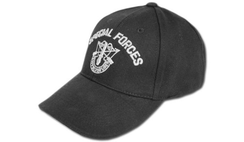 Bejsbolówka Czapka Special Forces czarna Fostex