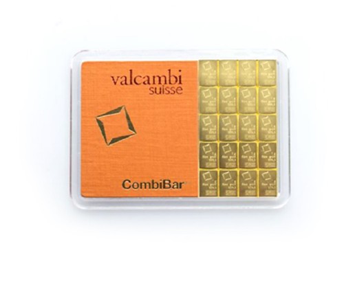 Sztabka złota Valcambi CombiBar 20 x 1 g