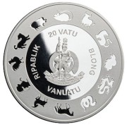 25 franków, Rok Konia 2026 , Srebrna moneta, awers