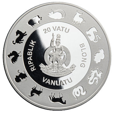 25 franków, Rok Konia 2026 , Srebrna moneta, awers