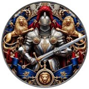 1$, Amerykański Orzeł, Królewski Mistrz, Seria: Knights of Honor, Srebrna moneta