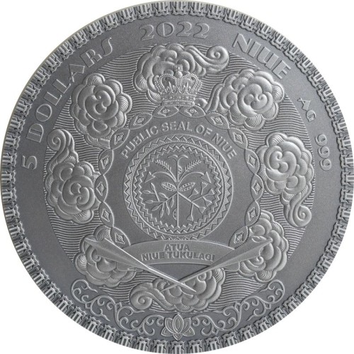 Srebrna moneta 5$ Jing Ke Seria: Słynne zamachy awers