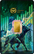 1 g Sztabka złota, Byk i Niedźwiedź Germania Mint