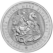 1 uncja, Święty Jerzy i smok, THE ROYAL MINT, Srebrna moneta, 2026