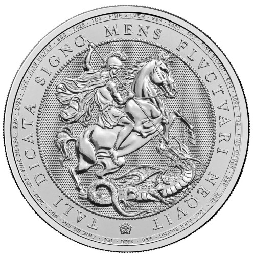1 uncja, Święty Jerzy i smok, THE ROYAL MINT, Srebrna moneta, 2026
