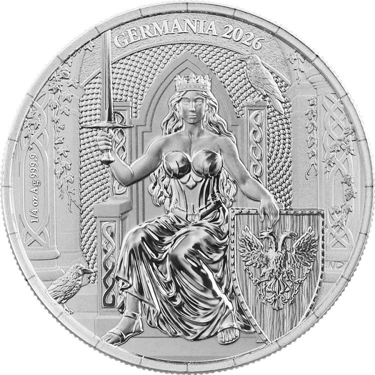 1/4 uncji, Germania 2026, Srebrna moneta