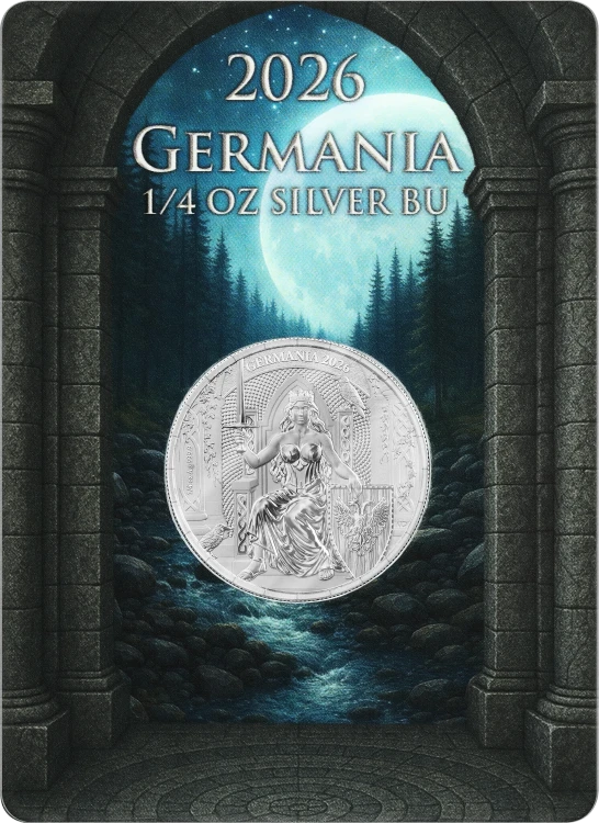 1/4 uncji, Germania 2026, Srebrna moneta