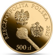 Złota moneta kolekcjonerska NBP 500 zł Hetmani Rzeczypospolitej – Jan Karol Chodkiewicz awers