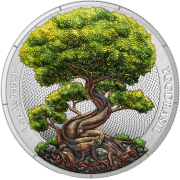1 uncja, Yggdrasil – lato, Seria: Mitologiczny las, Srebrna moneta