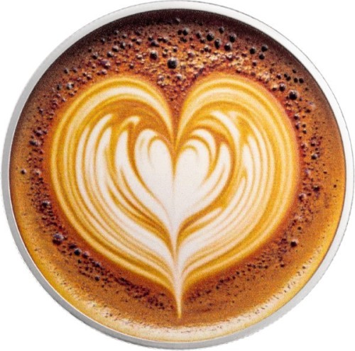 1000 franków CFA, Cappuccino Heart, Seria: Jedzenie i Napoje, Srebrna moneta