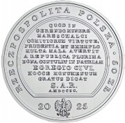 Srebrna moneta 50 zł Skarby Sztuki Medalierskiej Stanisław Małachowski awers