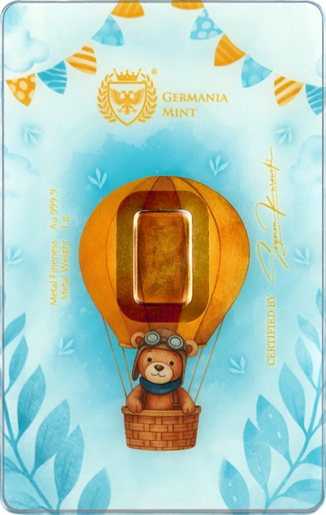1 g Sztabka złota New Born 2026 Germania Mint