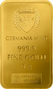 1 g Sztabka złota Szczęśliwego Dnia Niepodległości – 4 Lipca Germania Mint