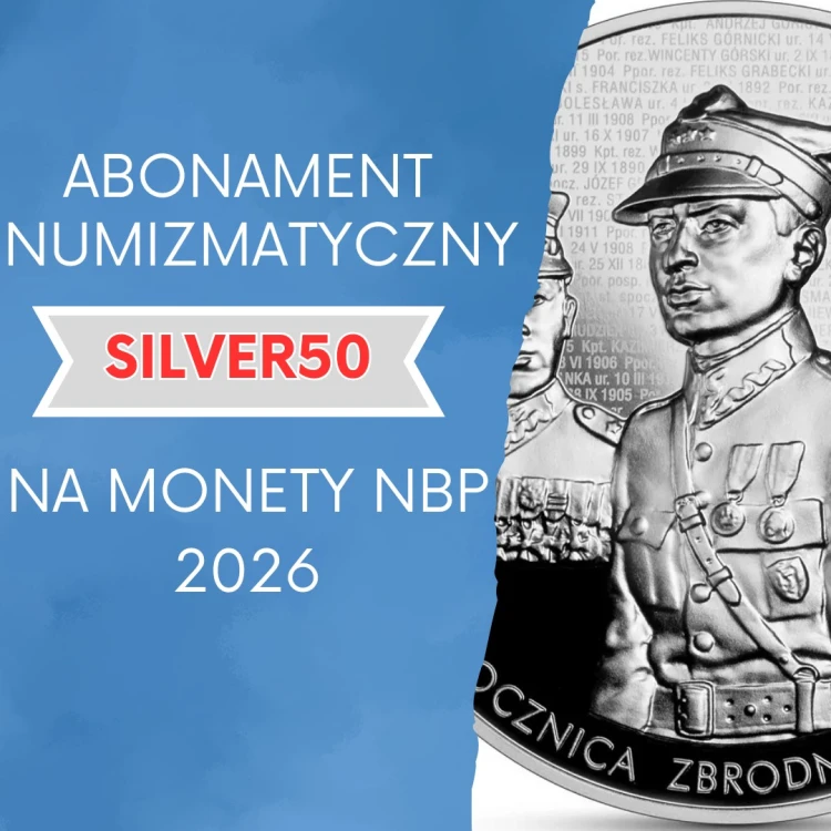 Abonament numizmatyczny na srebrne monety 50 zł NBP 2026