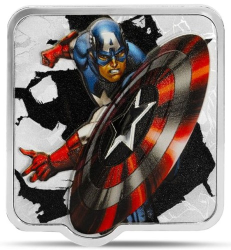 3 $, Kapitan Ameryka Marvel, Srebrna moneta