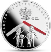 Srebrna moneta kolekcjonerska NBP 10 zł W Polskę wierzę - Pieśń "Rota"