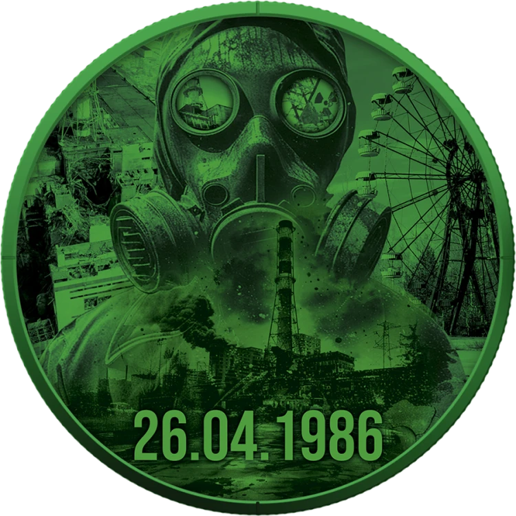 Medal Universal Bullion - Czarnobyl, Srebrny medal
