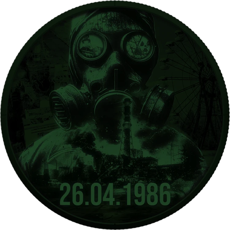 Medal Universal Bullion - Czarnobyl, Srebrny medal