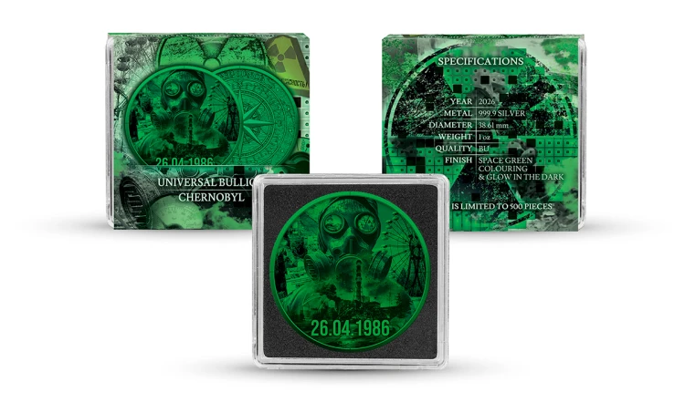 Medal Universal Bullion - Czarnobyl, Srebrny medal
