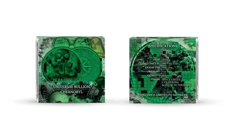 Medal Universal Bullion - Czarnobyl, Srebrny medal