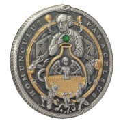 Srebrna moneta 5$ Paracelsus rewers