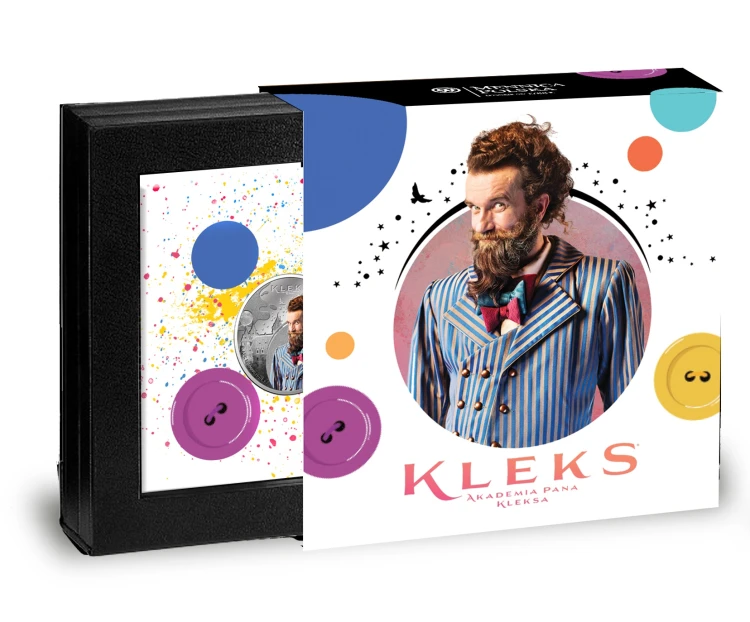 Srebrna moneta 1$ Akademia Pana Kleksa etui