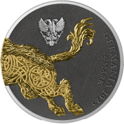 Gullinbursti Geminus 2×1 oz, Seria: Germania Beasts, Srebrna moneta