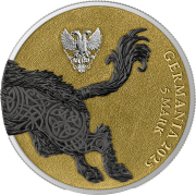 Gullinbursti Geminus 2×1 oz, Seria: Germania Beasts, Srebrna moneta