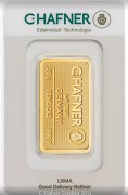 Sztabka złota 20 g C.Hafner