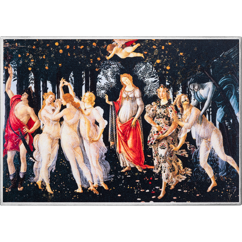 1000 franków CFA, Primavera - Sandro Botticelli, Srebrna moneta
