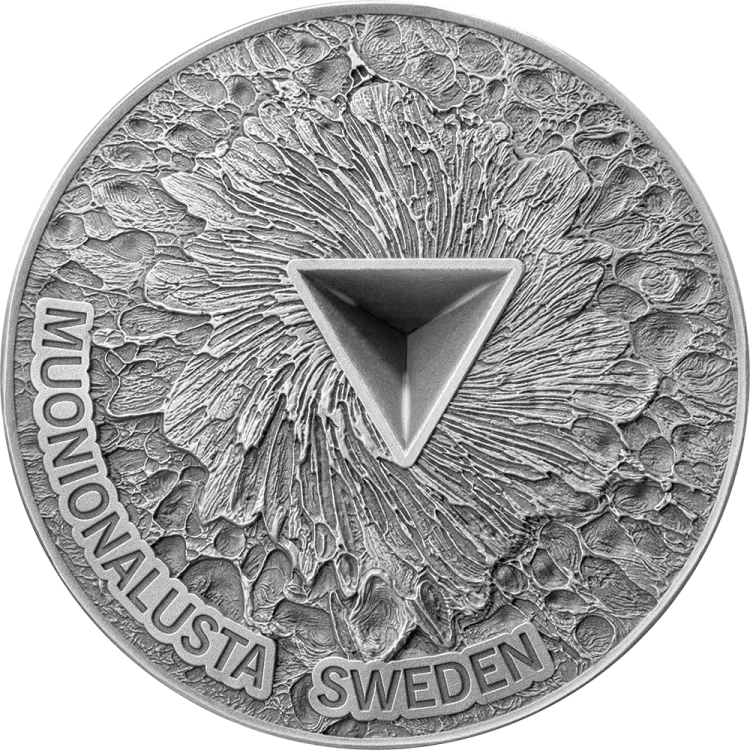 5 Cedi, Kosmiczna Kostka-Muonionalusta, Seria: Moneta w kształcie sześcianu