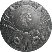 Srebrna moneta 5$ Jazon i Chiron, Seria: Argonauci awers